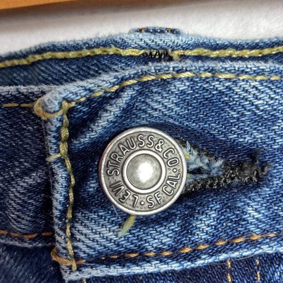 Levis Mens 569 Loose Straight Fit Shorts Denim Medium Wash W48 - Picture 5 of 13